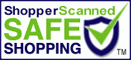 This website is enrolled in the ShopperScanned(TM) safe shopping seal program - click to verify